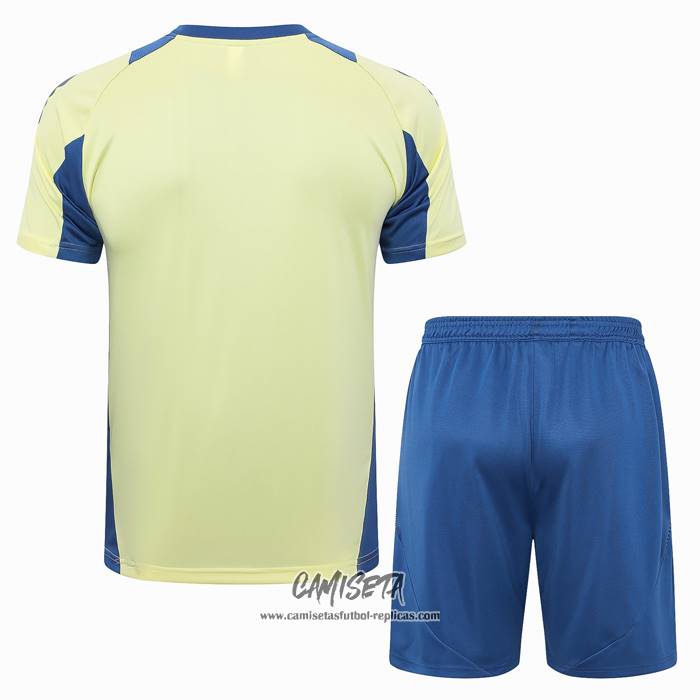 Chandal del Ajax 2024-2025 Manga Corta Amarillo - Pantalon Corto